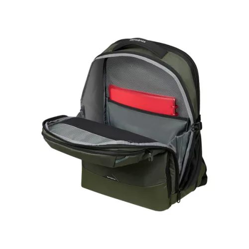 SAMSONITE Notebook hátizsák 154957-1266 Roadseeker LAPTOP BACKPACK L EXP DARK OLIVE, Zöld