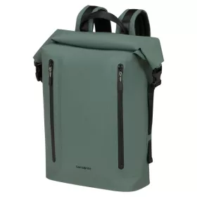   Samsonite Notebook hátizsák 156087-1388 COATIFY BIZ IPX4 ROLLTOP BP 15.6" Green, Zöld