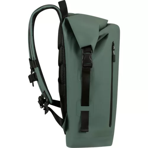Samsonite Notebook hátizsák 156087-1388 COATIFY BIZ IPX4 ROLLTOP BP 15.6" Green, Zöld