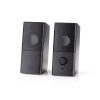 Nedis GSPR10020BK aktív gamer hangszóró 2.0, USB tápellátás, 3,5 mm jack, 18 W, Hangerőszabályozó