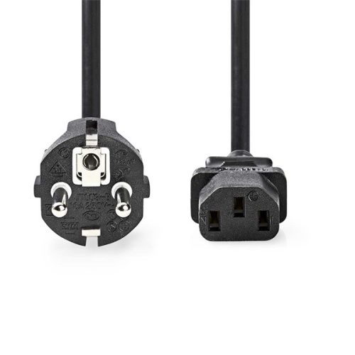 Nedis CEGL10030BK30 táp kábel IEC-320-C13, 3 x 1mm, hossz 3m