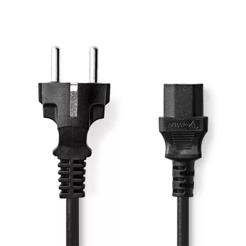 Nedis CEGL10030BK30 táp kábel IEC-320-C13, 3 x 1mm, hossz 3m