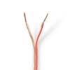 Nedis CABR2500TR250 réz hangszóró kábel 2 x 2.50 mm, 25m