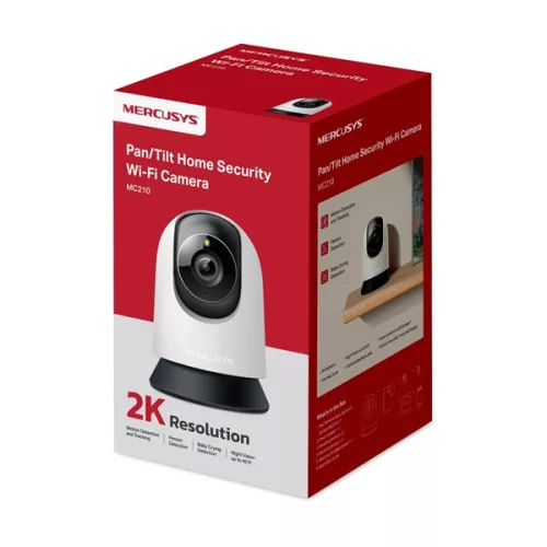MERCUSYS Wireless Kamera Cloud beltéri éjjellátó 2K, MC210