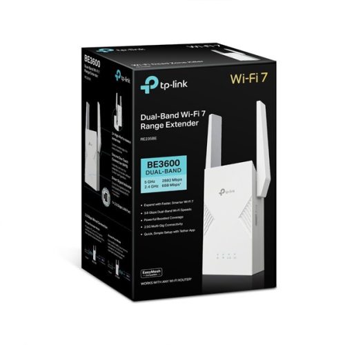 TP-LINK Wireless Range Extender Dual Band BE3600 Wifi 7, RE235BE