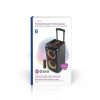 Nedis SPPT2480BK bluetooth hangszóró, 2x 5.25" mélynyomó, 2 x 2" magassugárzó, 240W, 5 óra lejátszási idő, akku