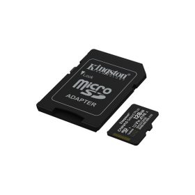   KINGSTON Memóriakártya MicroSDXC 128GB Canvas Select Plus Gen3 150R A1 + Adapter