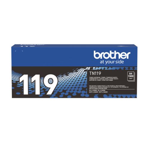 BROTHER Toner TN-119, Normál - 1500 oldal, Fekete