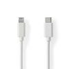 Nedis CCGL39650WT10 USB 2.0 | Apple Lightning 8-Pin kábel MFI engedélyes Apple chipkészlettel