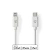 Nedis CCGL39650WT10 USB 2.0 | Apple Lightning 8-Pin kábel MFI engedélyes Apple chipkészlettel