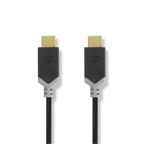 Nedis CCBW64700AT10 USB3.2 Gen 1 USB-C (USB C) dugó - dugó, 60 W, 4K@60Hz, 5 Gbps, 1m