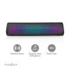 Nedis SPBT2006BK akkumulátoros bluetooth hangszóró 18W, 6 óra játékidő, beépített mikrofon