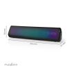 Nedis SPBT2006BK akkumulátoros bluetooth hangszóró 18W, 6 óra játékidő, beépített mikrofon
