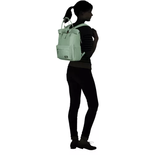 AMERICAN TOURISTER 147671-1890 URBAN GROOVE UG25 TOTE BP 15.6" URBAN GREEN, Notebook hátizsák, Zöld