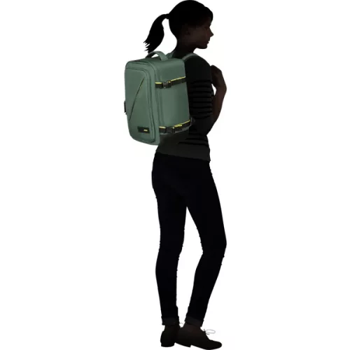 AMERICAN TOURISTER 149174-1257 TAKE2CABIN CASUAL BACKPACK S DARK FOREST, Hátizsák, Zöld