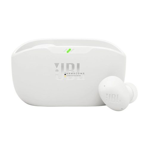 JBL Wave Buds 2 Bluetooth fülhallgató, aktív zajszűrő, mélyhang kiemelés,  IP 54 por és vízálló, 4  mikrofon, fehér