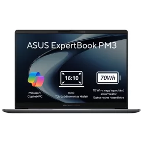   ASUS COM NB Expertbook PM3406CKA-LY0288, 14" WUXGA, Ryzen AI 5 330, 16GB, 512GB M.2, INT, NOOS, Szürke