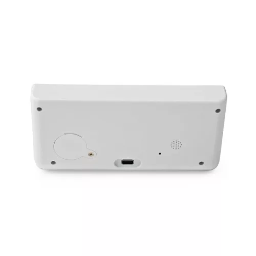 Nedis WCACQ20WT ébresztő óra vezeték nélküli telefon töltővel, Qi tanúsítvánnyal rendelkező 5 / 7,5 / 10 / 15 W töltés
