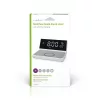 Nedis WCACQ20WT ébresztő óra vezeték nélküli telefon töltővel, Qi tanúsítvánnyal rendelkező 5 / 7,5 / 10 / 15 W töltés