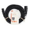Nedis CEGL10500BK50 táp kábel IEC-320-C14 - IEC-320-C13, 3 x 1mm, hossz 5m