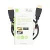 Nedis CVGL34060BK05 ultra HD HDMI kábel, HDMI dugó - dugó, 4K@60Hz, ARC, 18 Gbps, aranyozott csatlakozók, hossz 0,5m