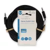 Nedis CAGL22000BK100 sztereo audio kábel, 3,5 mm jack dugó - 3,5 mm jack dugó, 10m