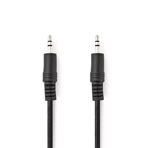 Nedis CAGL22000BK100 sztereo audio kábel, 3,5 mm jack dugó - 3,5 mm jack dugó, 10m