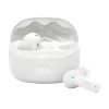 JBL Tune Beam 2 TWS Bluetooth fülfallgató mikrofonnal, USB-C, 100dB, In-Ear, 16 ohm, tölthető 2 óra, 65 mAh, fehér