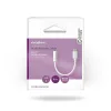 Nedis CCGB65950WT01 USB-C (USB C) dugó - 3,5 mm sztereo jack aljzat, aranyozott, 0,10m