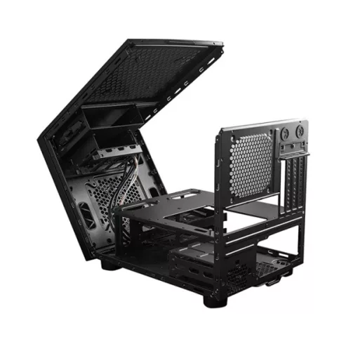 CHIEFTEC ház, Pro Cube, M-ATX, Cube, fekete