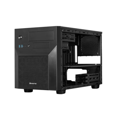 CHIEFTEC ház, Pro Cube, M-ATX, Cube, fekete