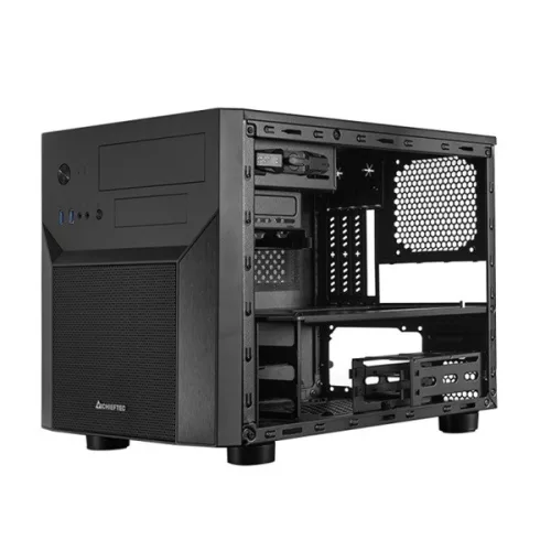 CHIEFTEC ház, Pro Cube, M-ATX, Cube, fekete