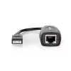 Nedis CCGB60EXTBK500 aktív USB hosszabító UTP kábelen kábelen, max. 50m-ig