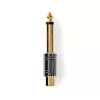 Nedis CABW23935BKG 6,35 mm jack apa - RCA anya, fém, aranyozott