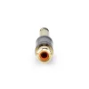 Nedis CABW23935BKG 6,35 mm jack apa - RCA anya, fém, aranyozott