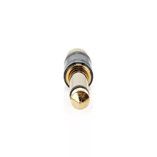 Nedis CABW23935BKG 6,35 mm jack apa - RCA anya, fém, aranyozott