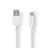 Nedis CCGW61600WT10 USB 3.2 Gen 1, USB-A dugó - USB-C (USB C) dugó kábel, 60W, 1m