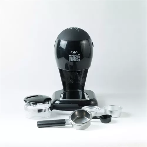 Szarvasi SZV-624 Unipress presszókávéfőző, fekete, 800W, 3,04 bar nyomás, 0,6L víztartály, 4,1 kg,