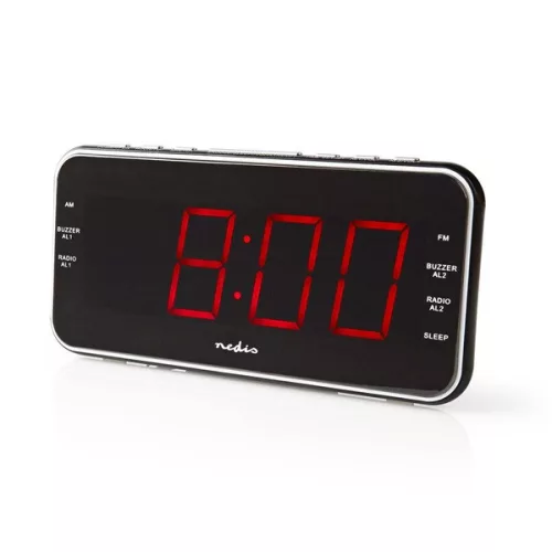 Nedis CLAR004BK digitális óra beépített AM/FM rádióval