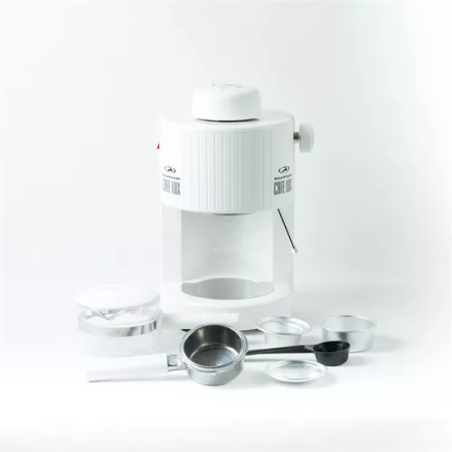 Szarvasi SZV-620 Cafe Lux presszókávéfőző, fehér,  800W, 3,04 bar nyomás, 0,4L víztartály, gőzfúvóka