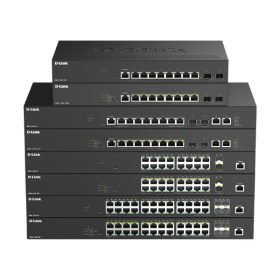   D-LINK Switch 16x2.5Gbps + 2x10G SFP+ Multi-Gigabit Fémházas Asztali, DMS-1250-18/E