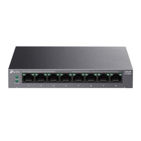 TP-LINK Switch 8x1000Mbps(8xPOE) Fémházas, LS108GP