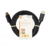 Nedis CCGL37010BK30 Displayport kábel 4K@60Hz, aranyozott csatlakozók, 3m