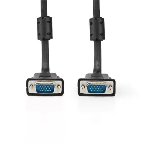   Nedis CCGL59000BK100, VGA kábel, VGA dugó - dugó, Maximális felbontás: 1280x768, hossz: 10m