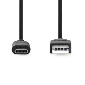   Nedis CCGL61650BK10 USB 3.2 Gen 1, USB-A dugó - USB-C (USB C) dugó kábel, 60W, 10 Gbps, 1m