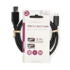 Nedis CCGL61650BK10 USB 3.2 Gen 1, USB-A dugó - USB-C (USB C) dugó kábel, 60W, 10 Gbps, 1m