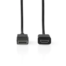  Nedis CCGL37101BK20 DisplayPort dugó - HDMI dugó kábel 4K@30Hz, 2m