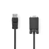 Nedis CCGL37301BK10 VGA -  Displayport kábel 1080p, 1m