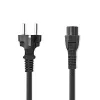 Nedis CEGL10130BK30 notebook / laptop tápkábel IEC-320-C5, 3 x 0.75 mm, hossz 3m