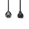 Nedis CEGL10130BK50 notebook / laptop tápkábel IEC-320-C5, 3 x 0.75 mm, hossz 5m